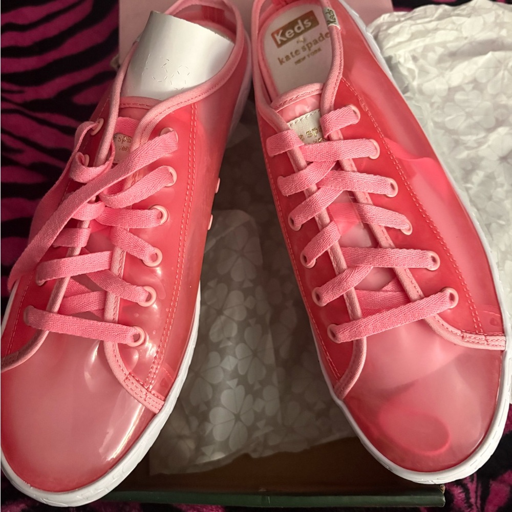 Kate Spade Pink Kickstart Mule Sneakers